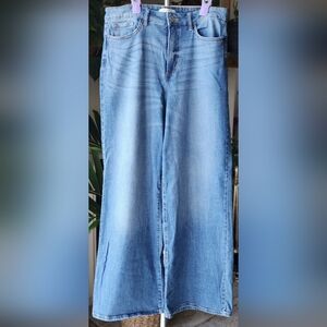 Lauren Conrad Wide Leg Jeans | Light Wash | Size 12